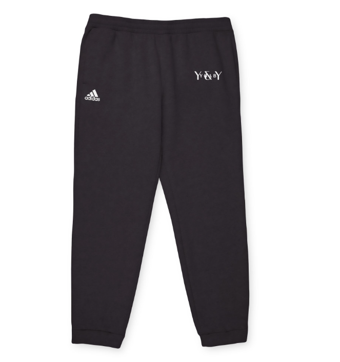 Adidas Personalized Yourself and You-Young Gifted and Black- Black Fleece Joggers