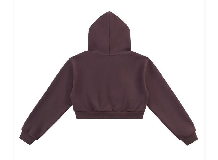 ASSURÉ Women’s Premium Cropped Zip-Up Hoodie Sweatsuit