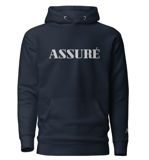The Assuré Men's Hoodie Collection with Custom Embroidery
