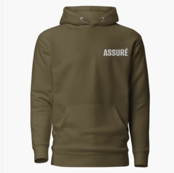 The Assuré Men's Hoodie Collection with Custom Embroidery
