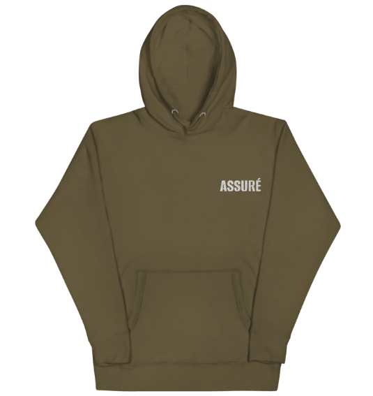 The Assuré Men's Hoodie Collection with Custom Embroidery