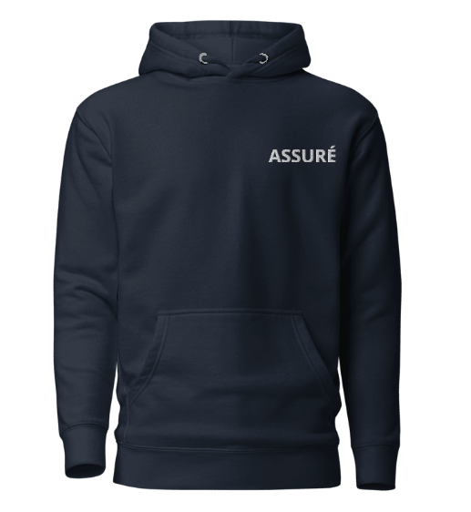 The Assuré Men's Hoodie Collection with Custom Embroidery