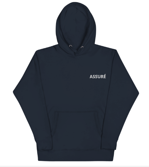 The Assuré Men's Hoodie Collection with Custom Embroidery