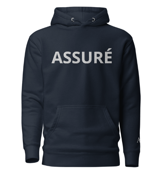The Assuré Men's Hoodie Collection with Custom Embroidery