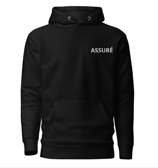 The Assuré Men's Hoodie Collection with Custom Embroidery