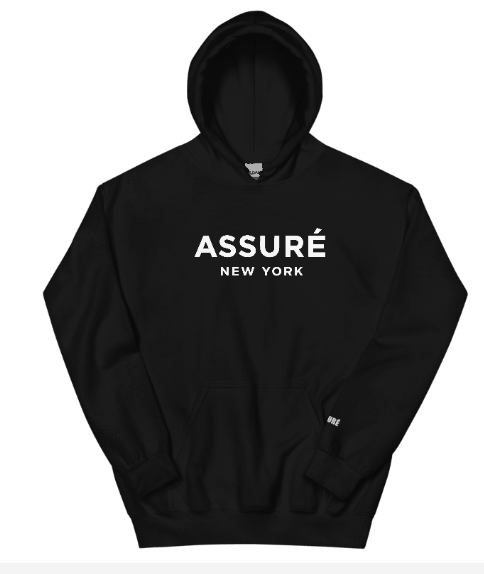 The Assuré Medium Weight Men's Hoodie Collection with Custom Embroidery