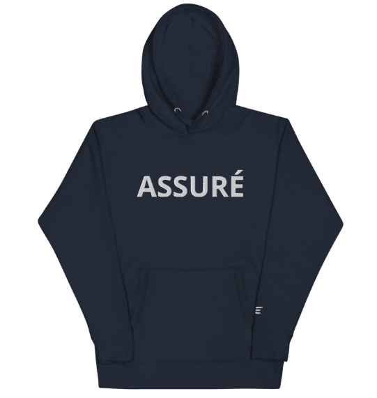 The Assuré Men's Hoodie Collection with Custom Embroidery