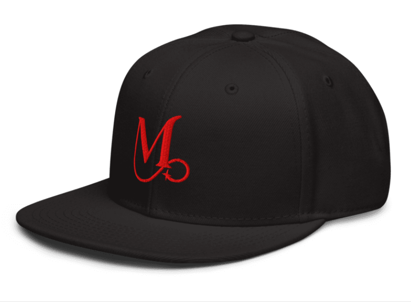 Men's Embroidered Major Figures Snapback Hat- One Size Fits All