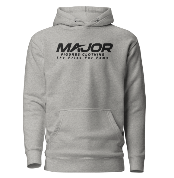 Embroidered Major Figures Clothing Hoodie Sports Grey -Men's