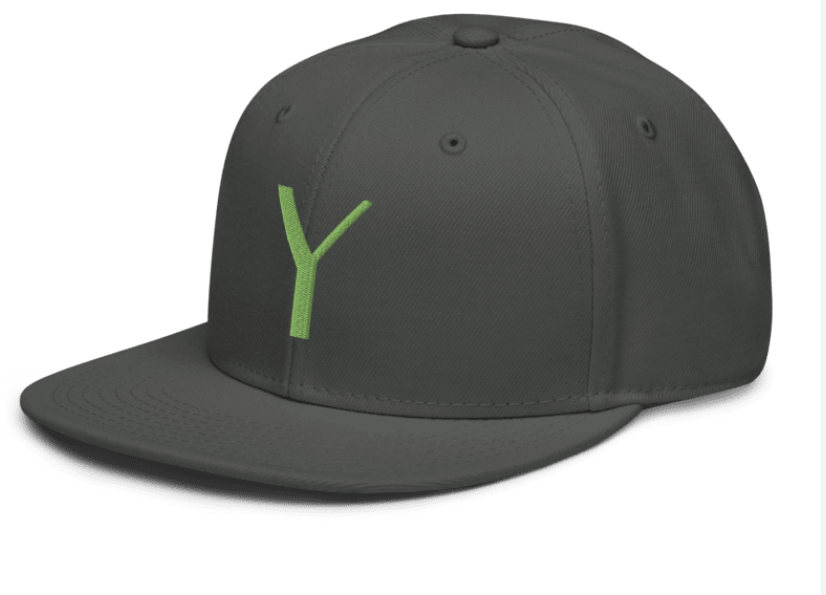 Men's Embroidered Snapback Hat- One Size Fits All