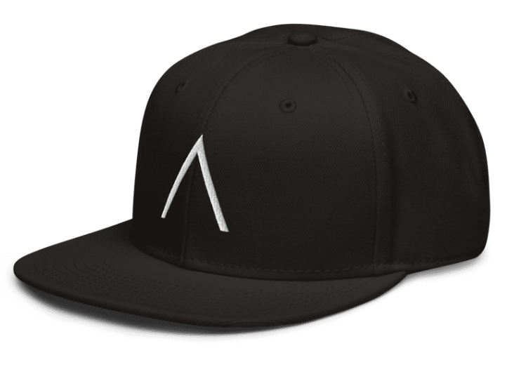 ASSURÉ Noir Custom Snapback Embroidery Hat