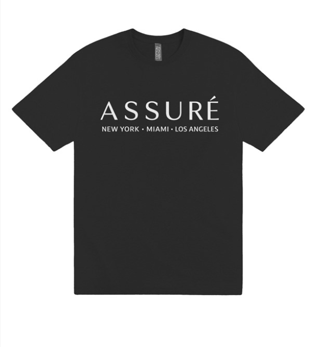 ASSURÉ MEN'S NEW YORK MIAMI LOS ANGELES HEAVYWEIGHT TSHIRT