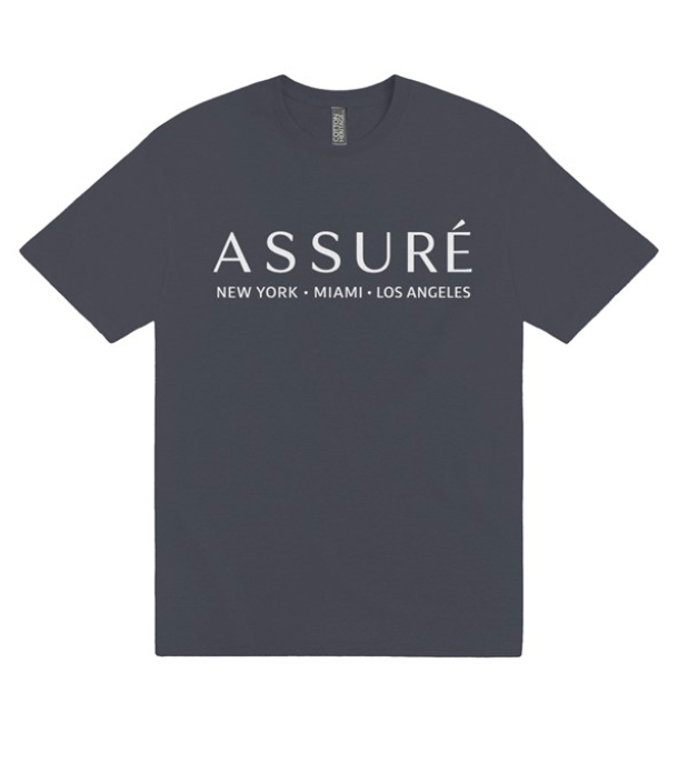 ASSURÉ MEN'S NEW YORK MIAMI LOS ANGELES HEAVYWEIGHT TSHIRT
