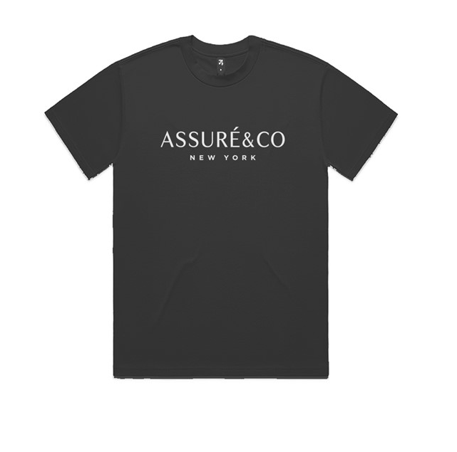 ASSURÉ & CO New York Men's Embroidery Prestige Heavyweight Tee
