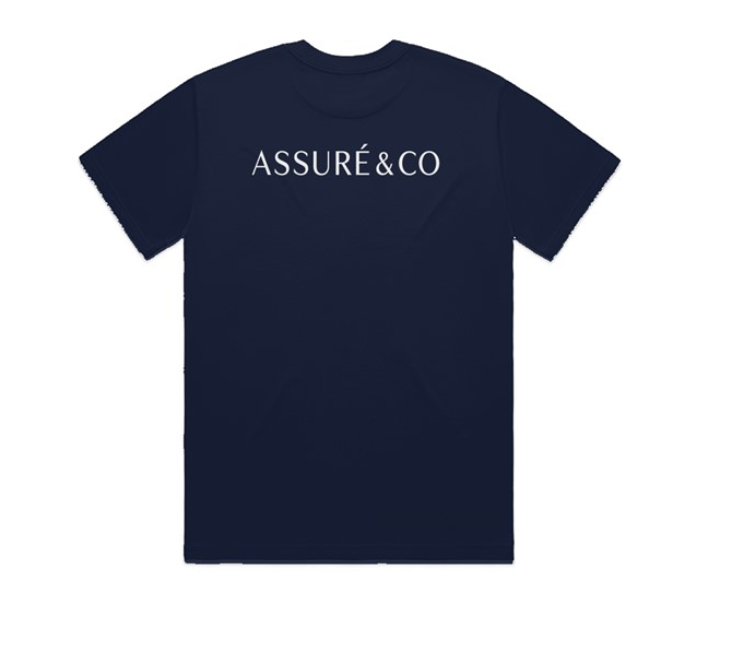 ASSURÉ & CO New York Men's Embroidery Prestige Heavyweight Tee