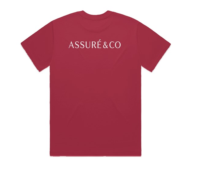 ASSURÉ & CO New York Men's Embroidery Prestige Heavyweight Tee