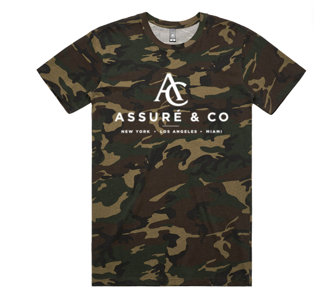 ASSURÉ & CO Men’s Premium Midweight Camo Tee