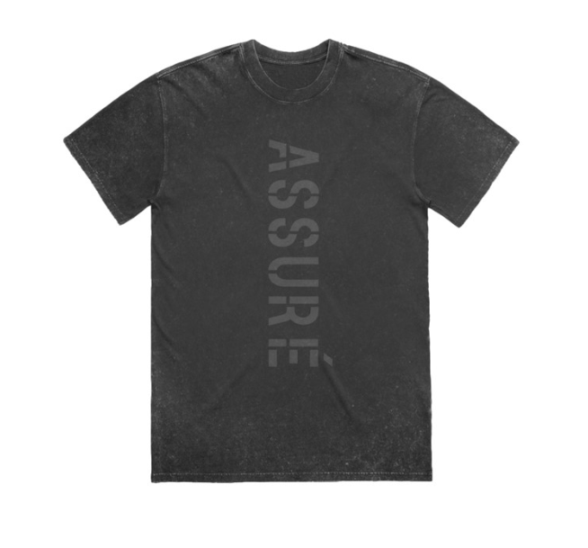 ASSURÉ Men's Eclipse Stone Wash Heavyweight Tee