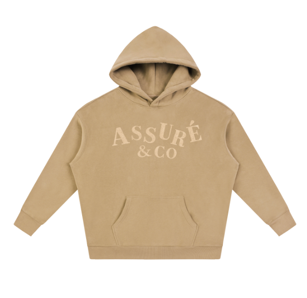 ASSURÉ & CO Stringless Vintage Logo Men's Oversize Hoodie