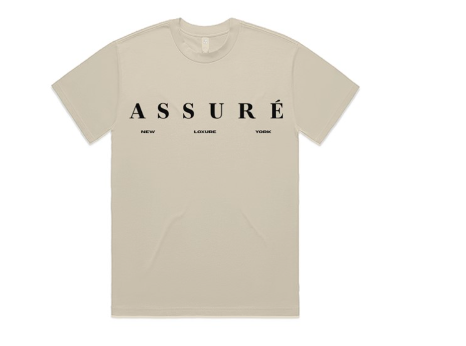 ASSURÉ & CO MEN'S NEW YORK LOXURE OVERSIZED PREMIUM HEAVYWEIGHT T-SHIRT