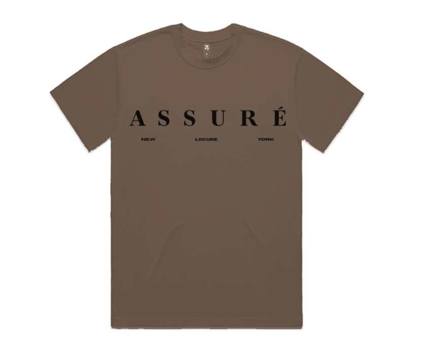 ASSURÉ & CO MEN'S NEW YORK LOXURE OVERSIZED PREMIUM HEAVYWEIGHT T-SHIRT
