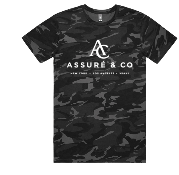 ASSURÉ & CO Men’s Premium Midweight Camo Tee