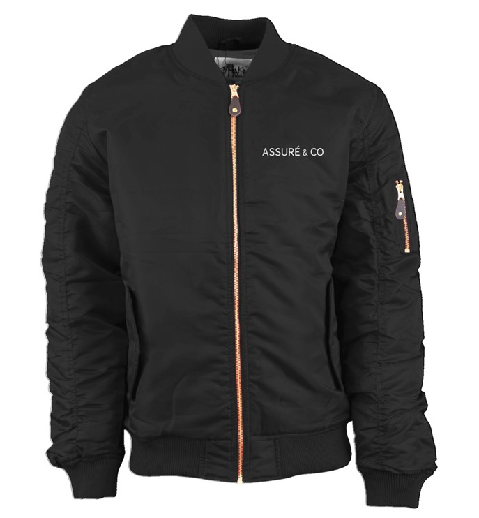 ASSURÉ & CO Men's Skyline Lightweight Bomber