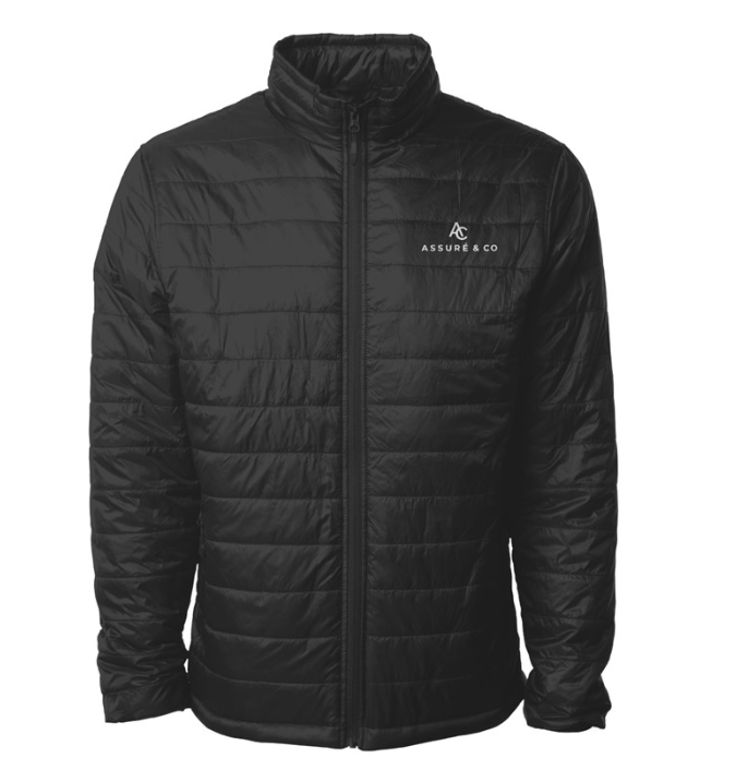 ASSURÉ & CO Men's Prestige Embroidery Puffer Jacket