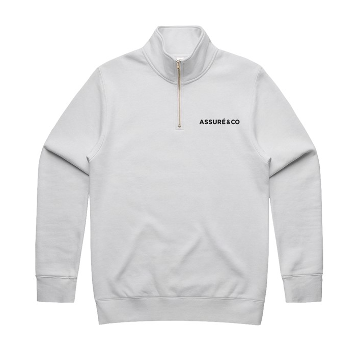 ASSURÉ & CO Men’s Premium Half Zip Sweatshirt