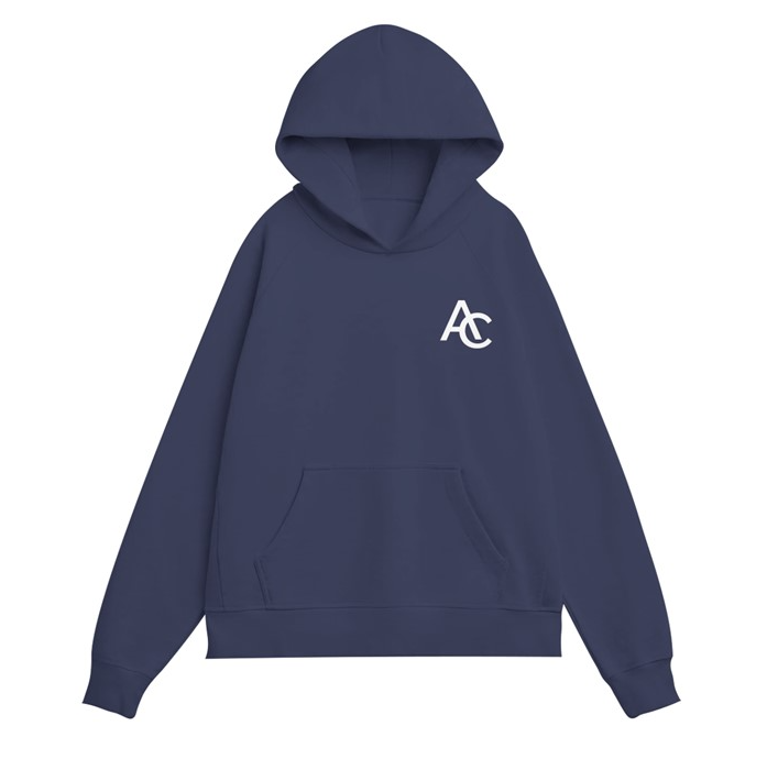 ASSURÉ & CO Men's Embroidery Heavyweight Organic French Terry Hoodie