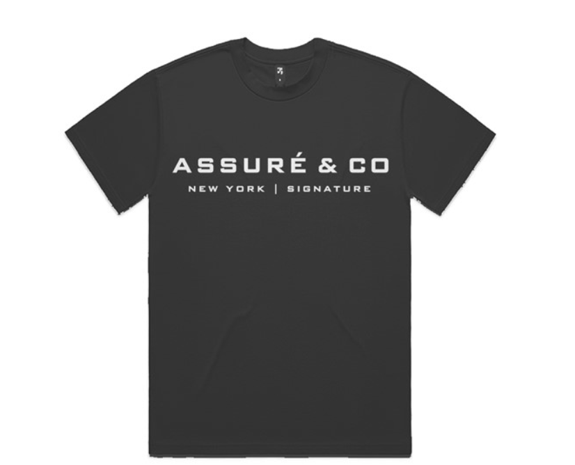 ASSURÉ & CO MEN'S NEW YORK SIGNATURE OVERSIZED PREMIUM HEAVYWEIGHT T-SHIRT