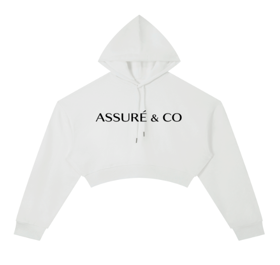 ASSURÉ & CO Women's Cropped Hoodie