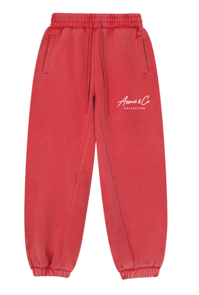 ASSURÉ & CO Collection Snow Washed Heavyweight Zip Hoodie Sweatsuit
