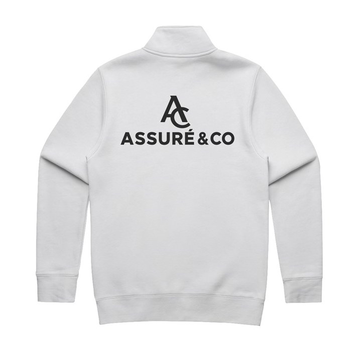 ASSURÉ & CO Men’s Premium Half Zip Sweatshirt