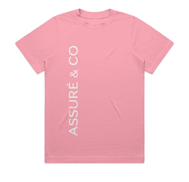 ASSURÉ & CO Women's Signature Vertical Premium Heavyweight Tee