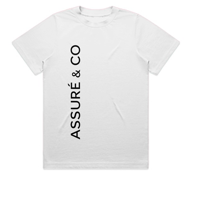 ASSURÉ & CO Women's Signature Vertical Premium Heavyweight Tee