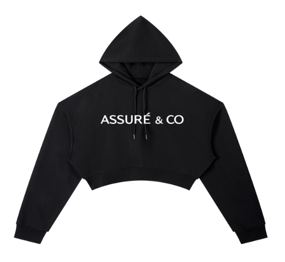 ASSURÉ & CO Women's Cropped Hoodie