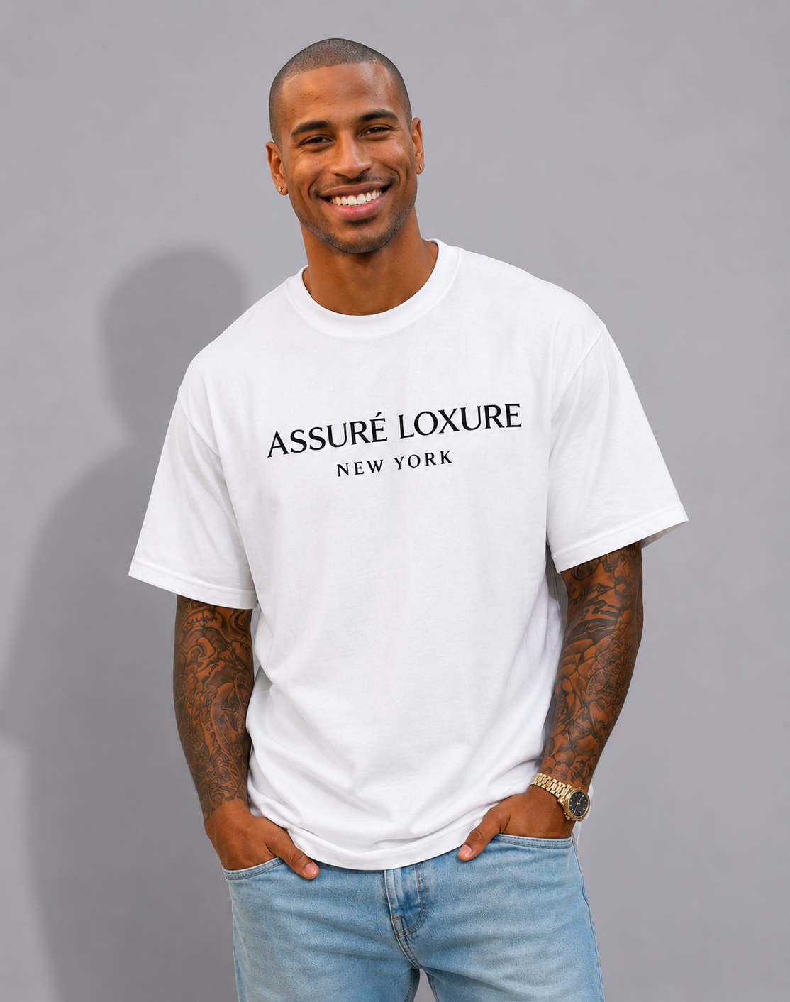 Assuré Loxure  Men's Heavyweight T-Shirt