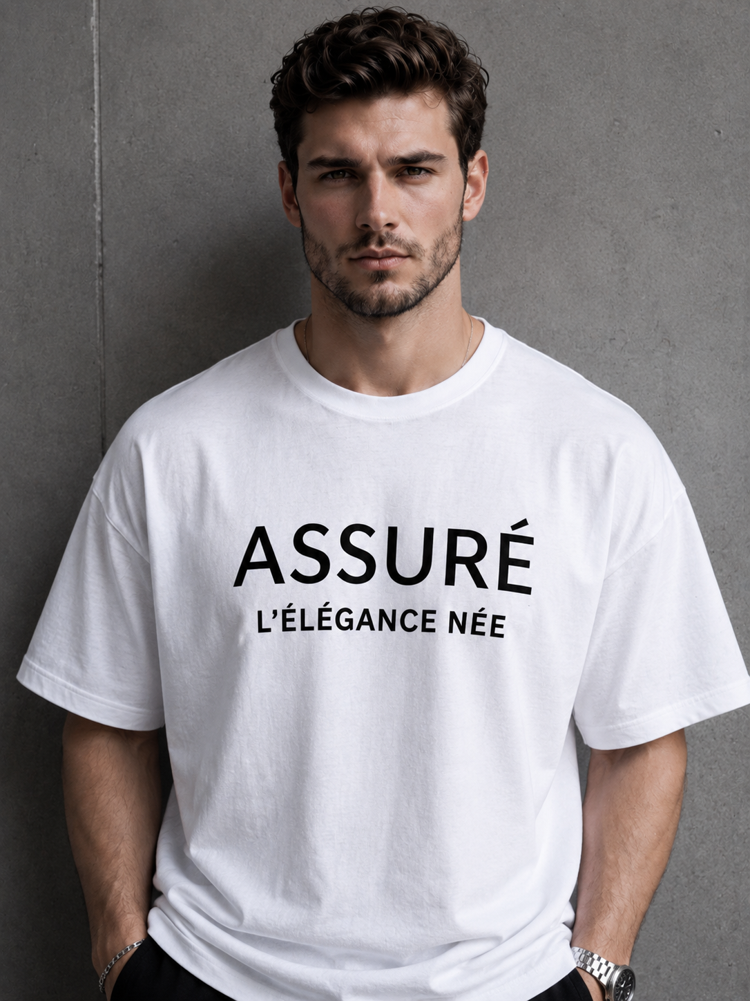 ASSURÉ 'ELEGANCE MEN'S HEAVYWEIGHT PREMIUM TSHIRT
