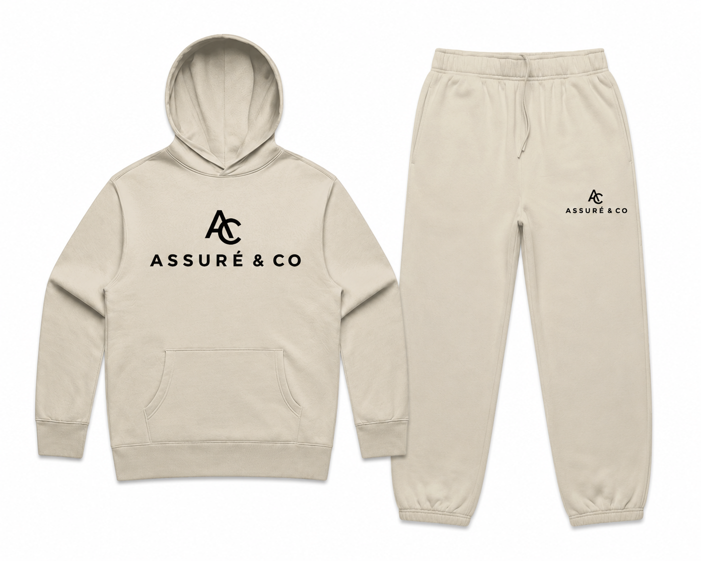 ASSURÉ & CO Men's Premium Luxe Hoodie Suit