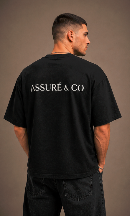 ASSURÉ & CO Men's Collection Oversized Signature Heavyweight Tee