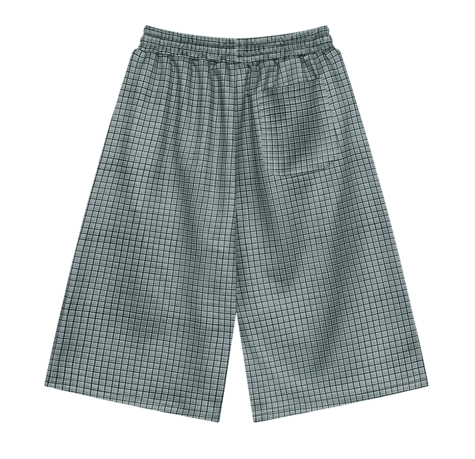 ASSURÉ & CO Men's Plaid Quarter-Zip SweatSuit-Shorts