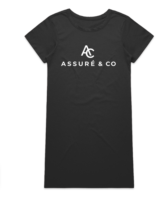 ASSURÉ & CO Women's Organic Azure Coast Cover-Up T-shirt